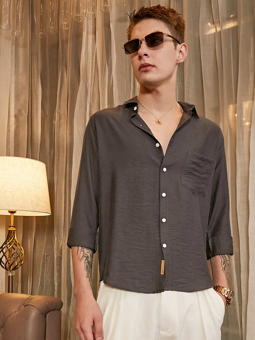 Breezy Wrinked Relaxed Shirt