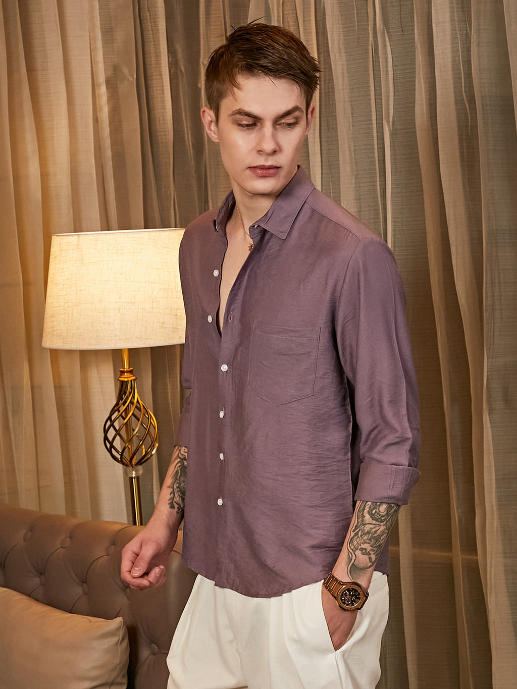 Breezy Wrinked Relaxed Shirt