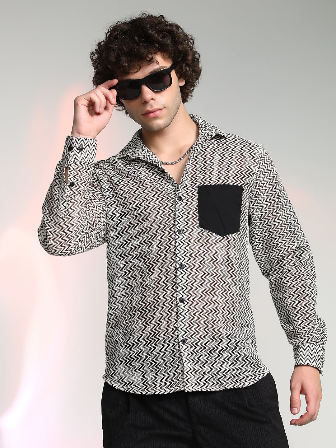 Zig-Zag Block Shirt