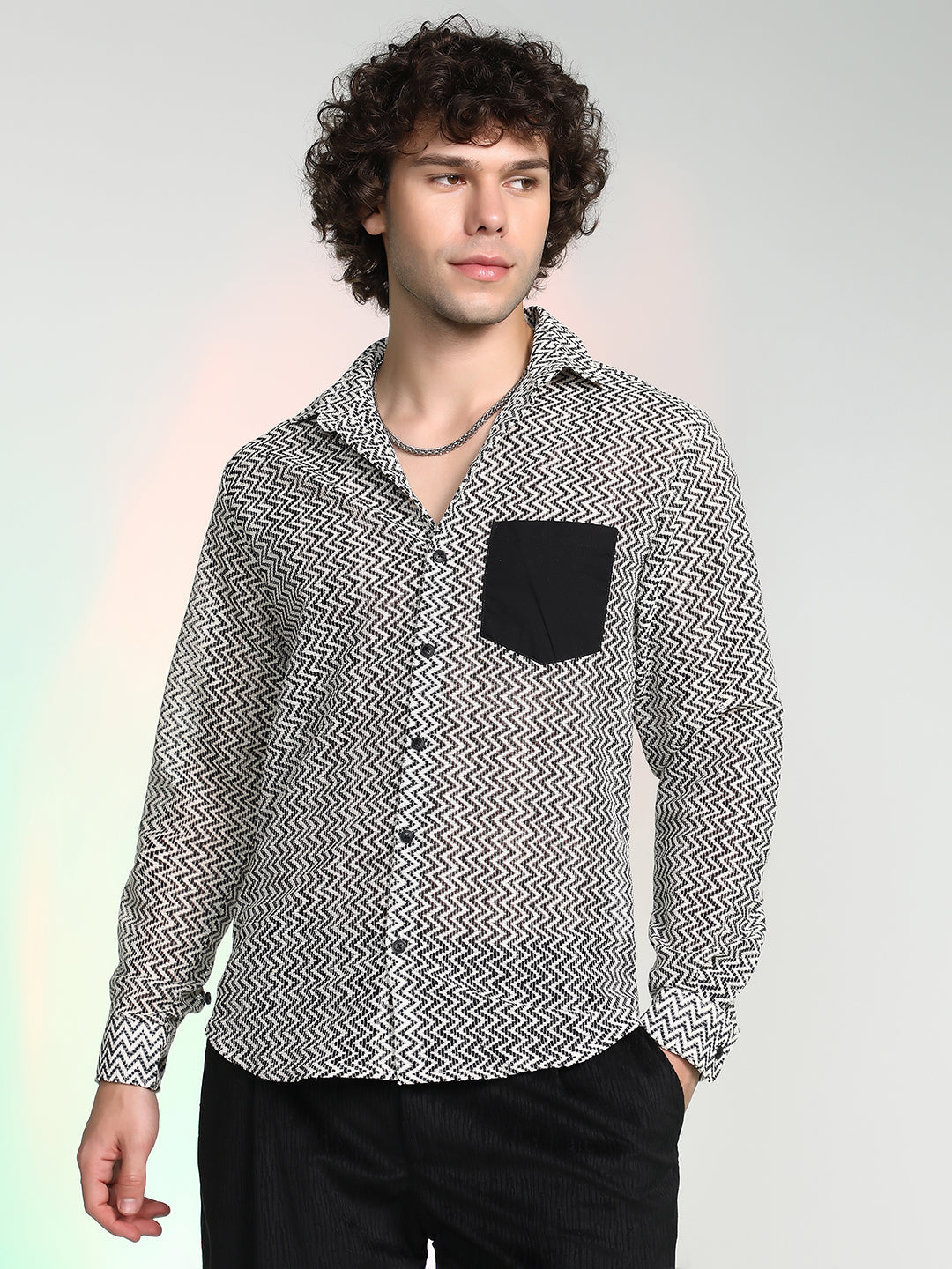 Zig-Zag Block Shirt