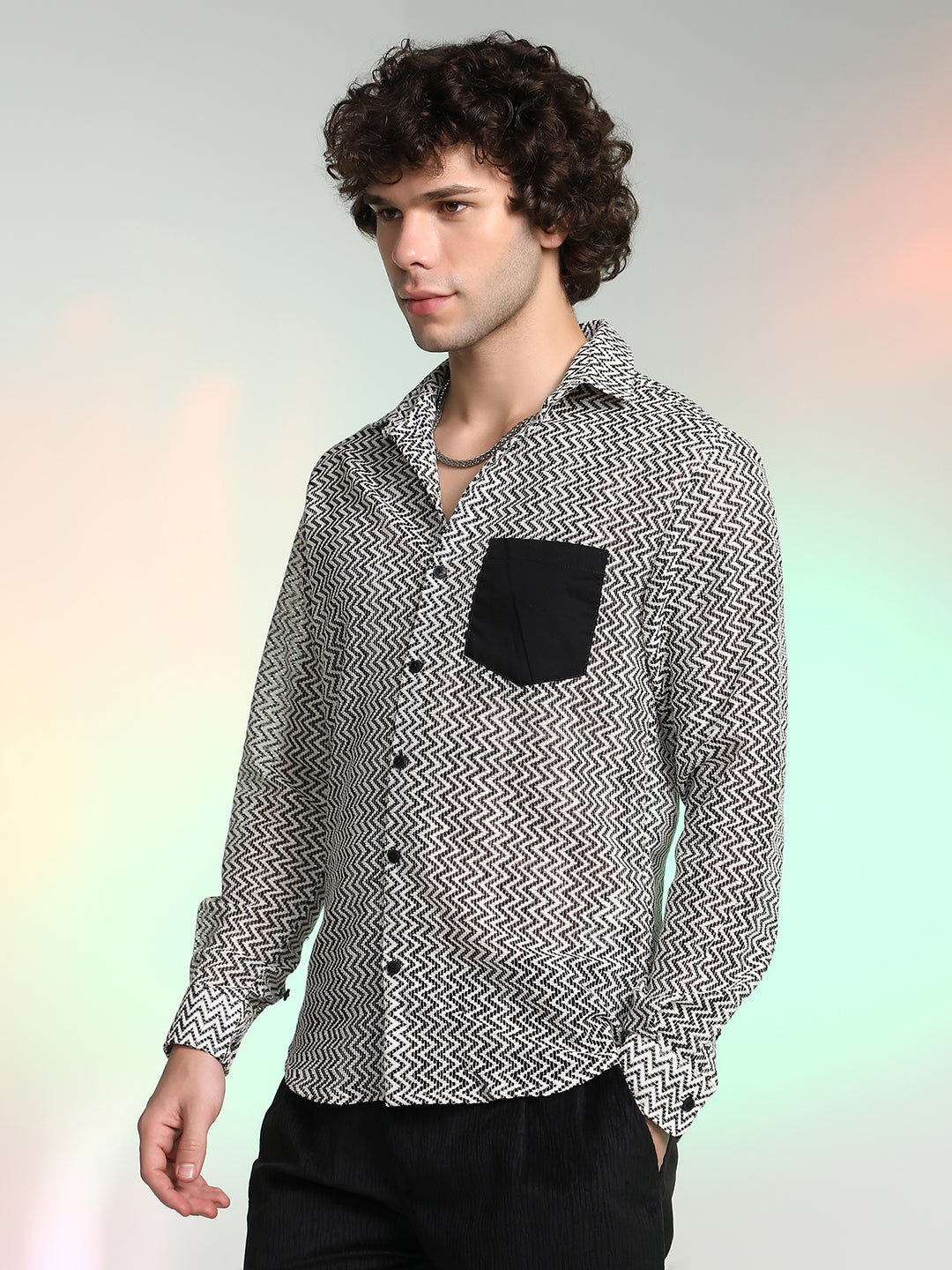 Zig-Zag Block Shirt