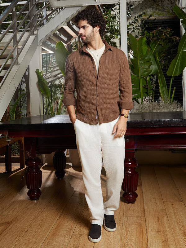 Ellipse-Lined Shirt