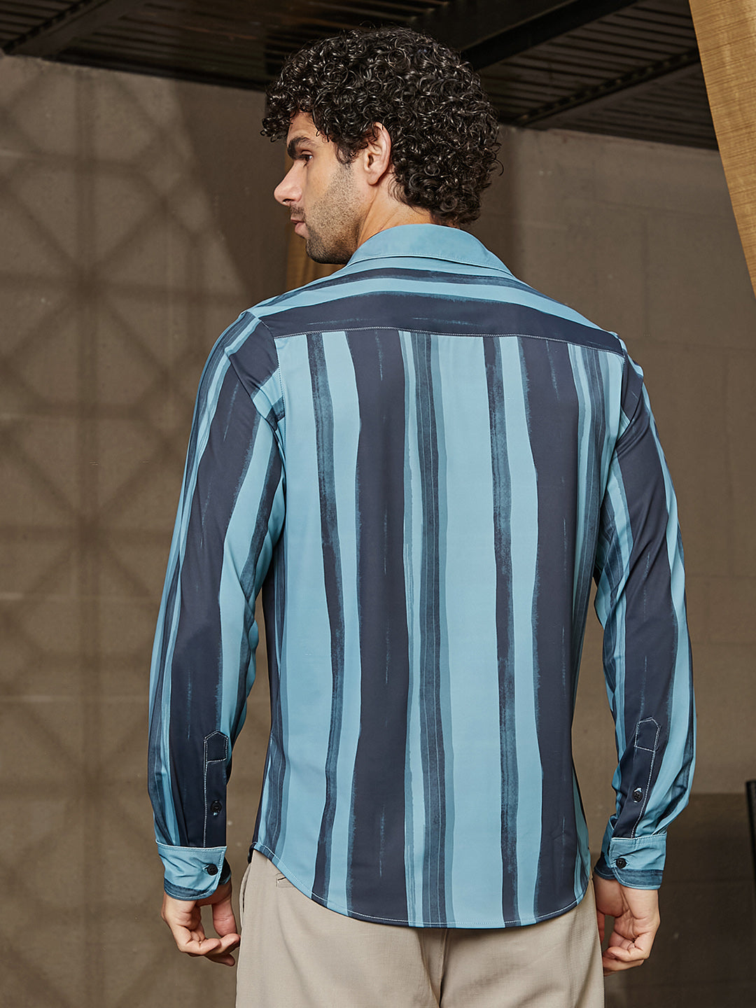 Brushstroke Pattern Shirt