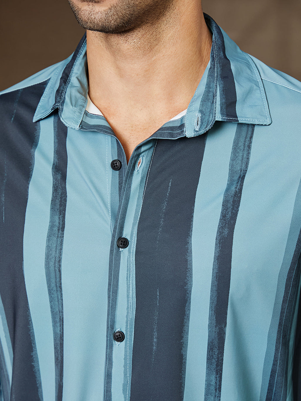 Brushstroke Pattern Shirt