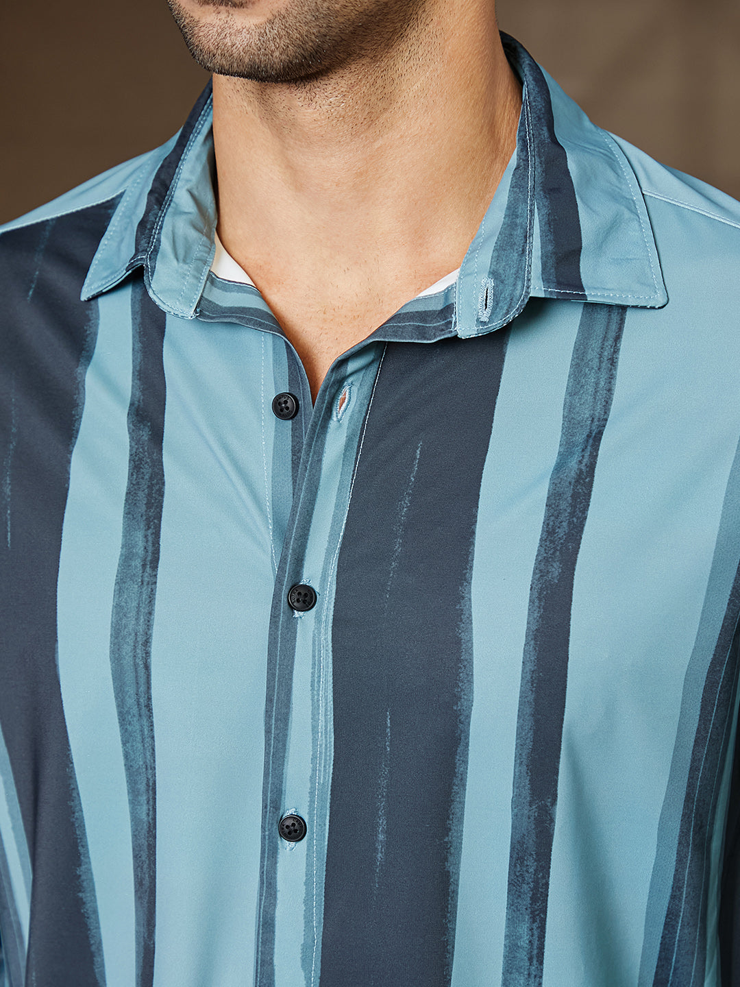 Brushstroke Pattern Shirt
