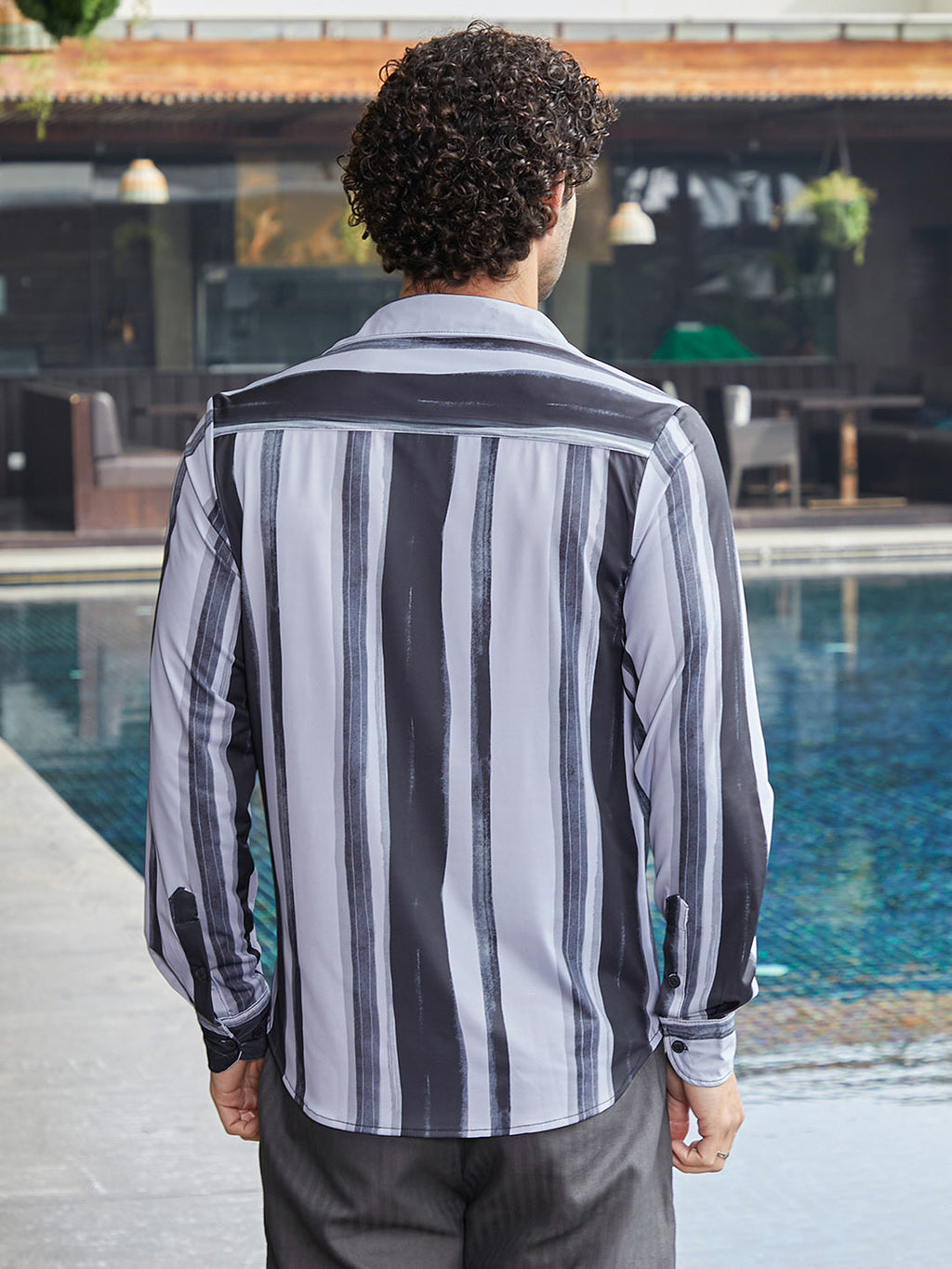 Brushstroke Pattern Shirt