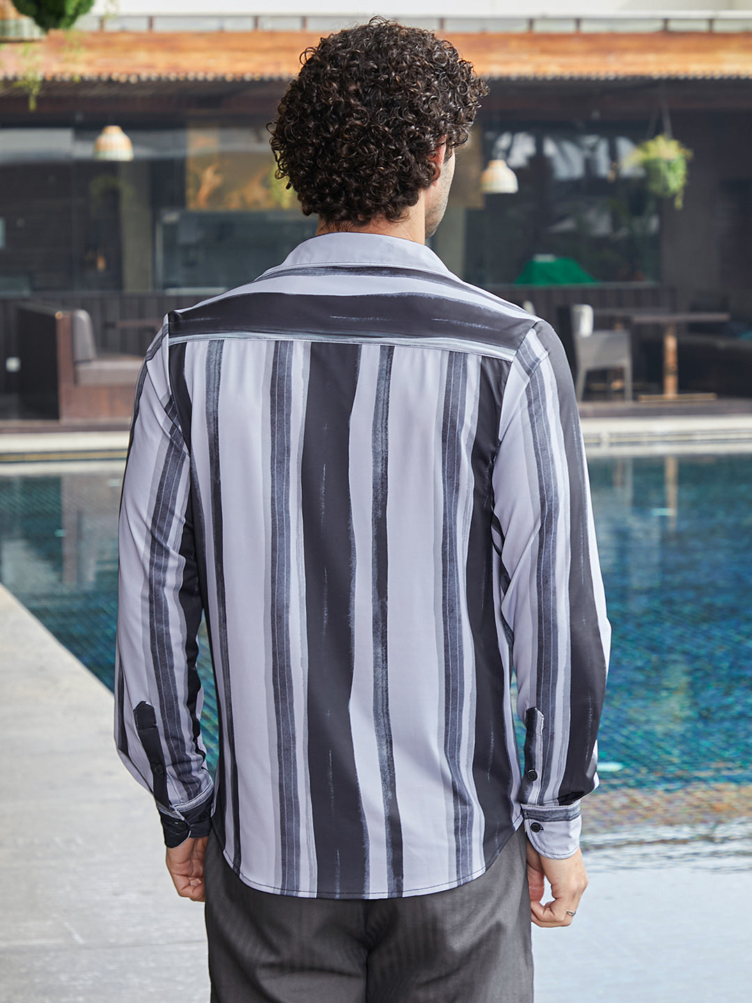 Brushstroke Pattern Shirt