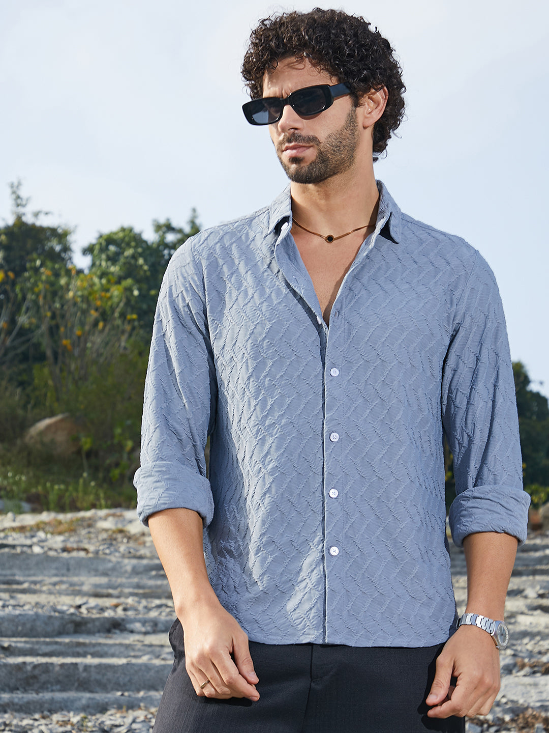 Herringbone-Tactile Shirt