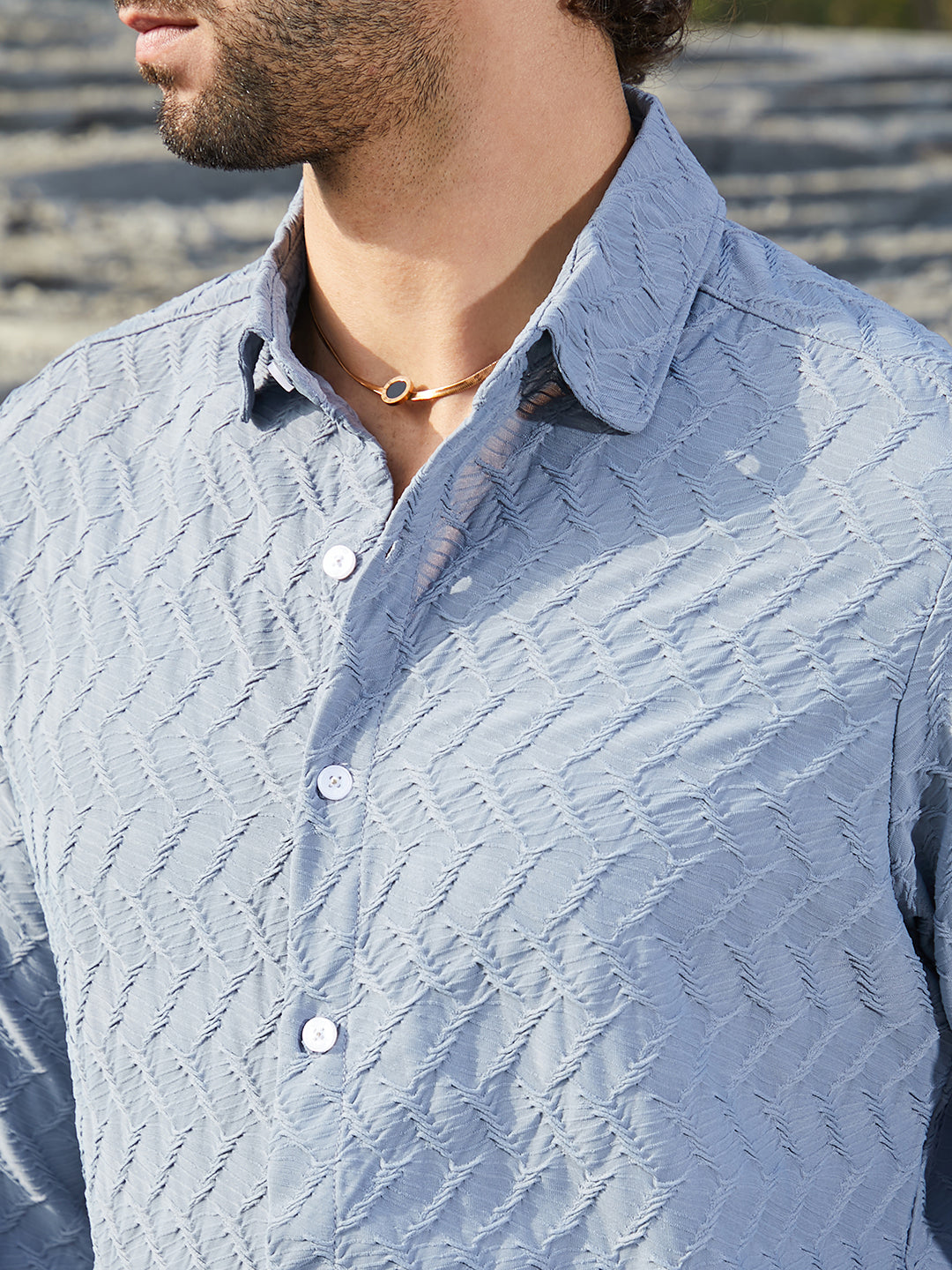 Herringbone-Tactile Shirt