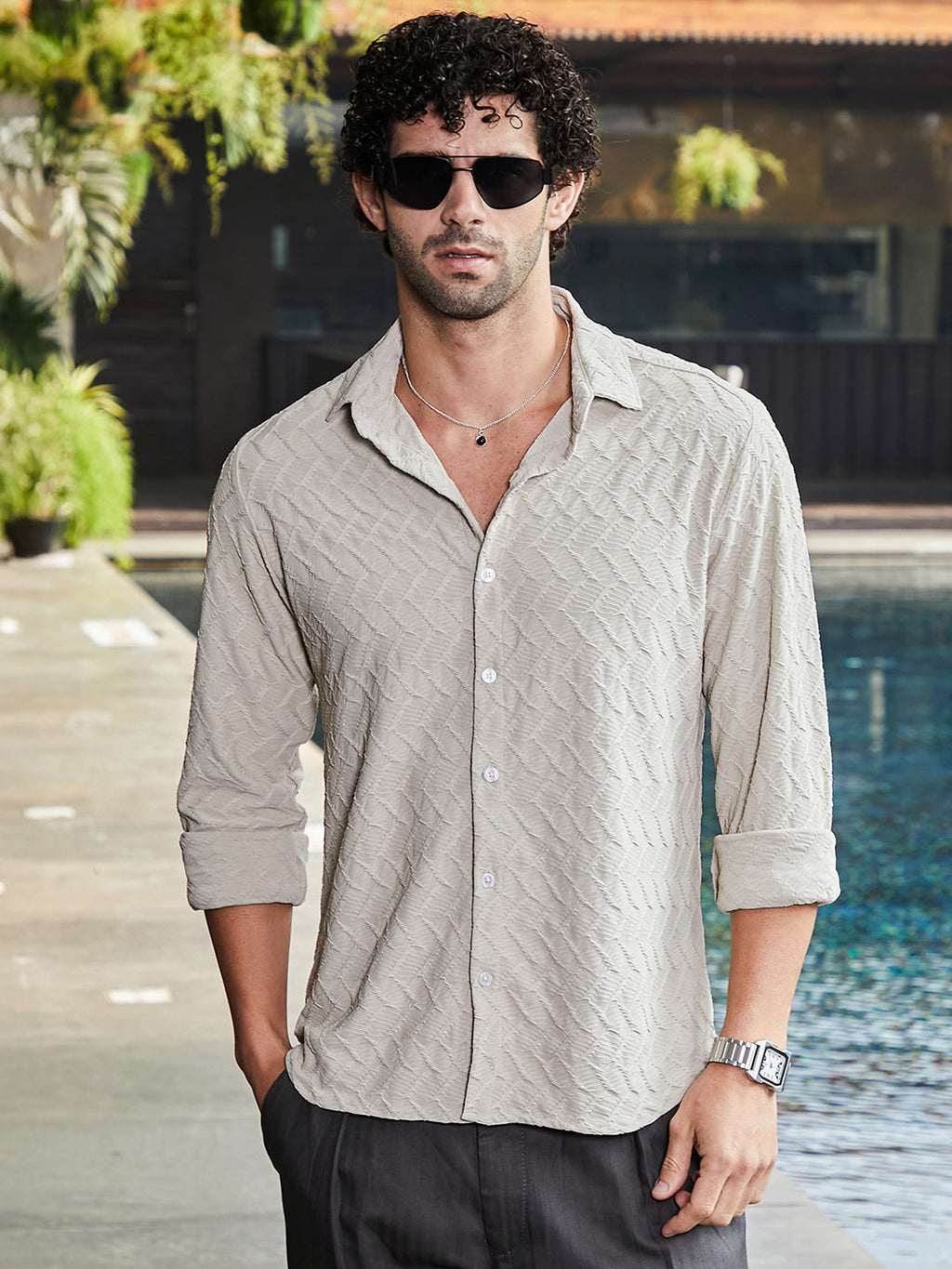 Herringbone-Tactile Shirt