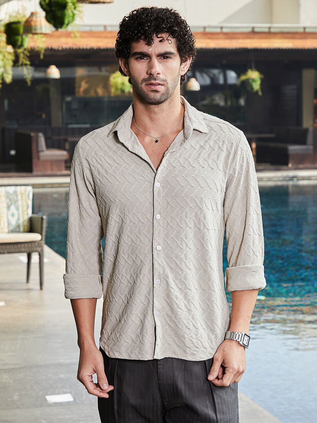 Herringbone-Tactile Shirt