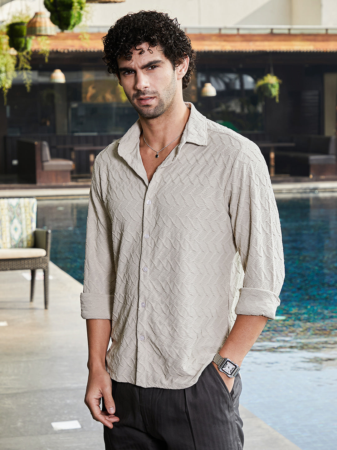 Herringbone-Tactile Shirt