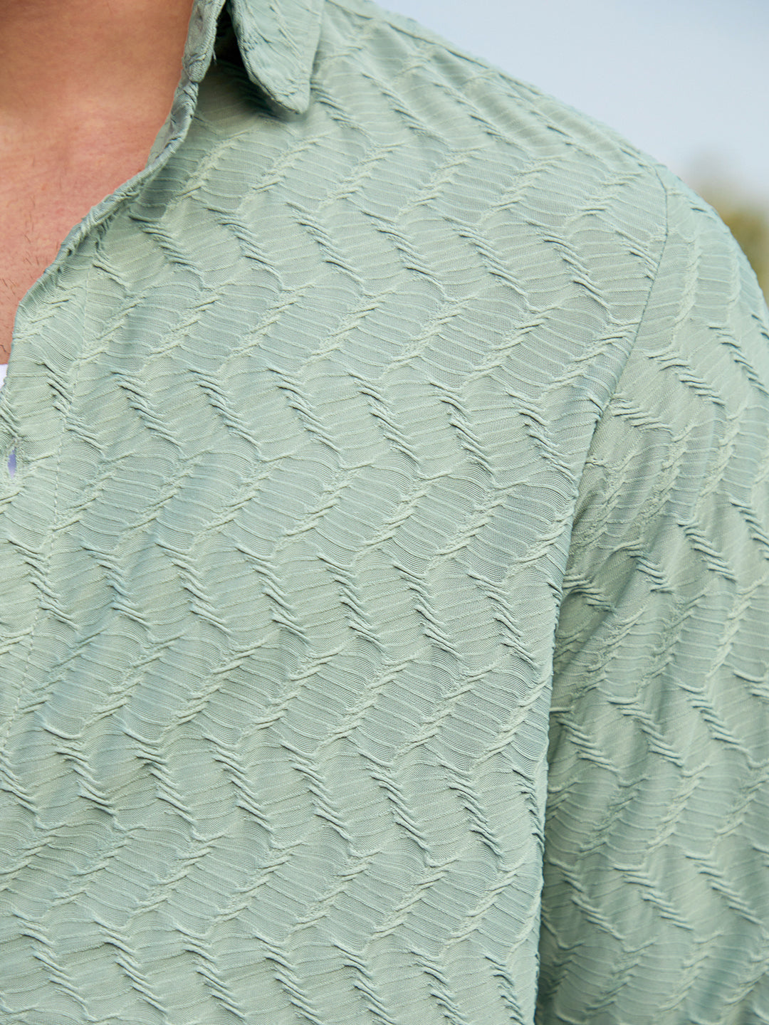 Herringbone-Tactile Shirt