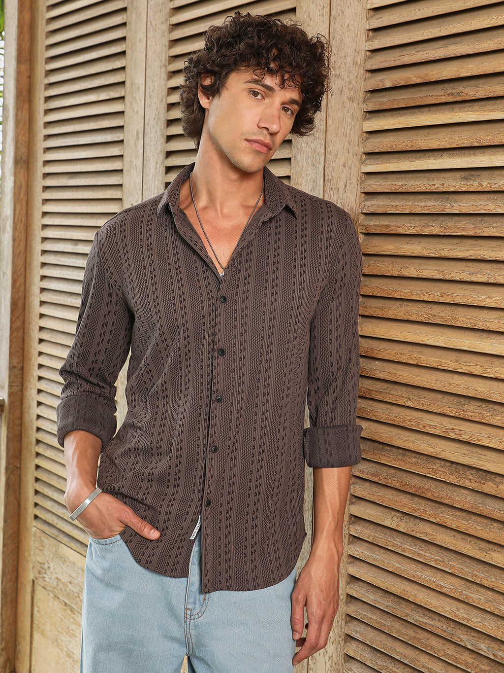 Chevron-Loop Shirt