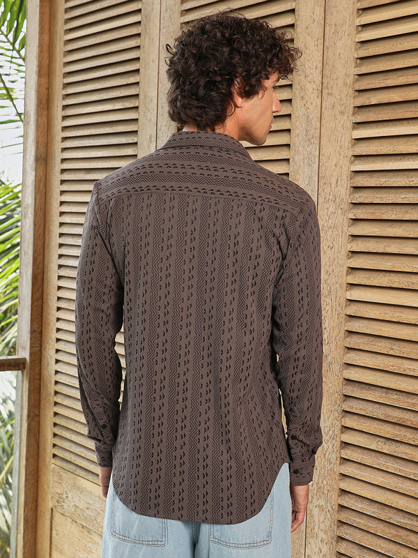 Chevron-Loop Shirt