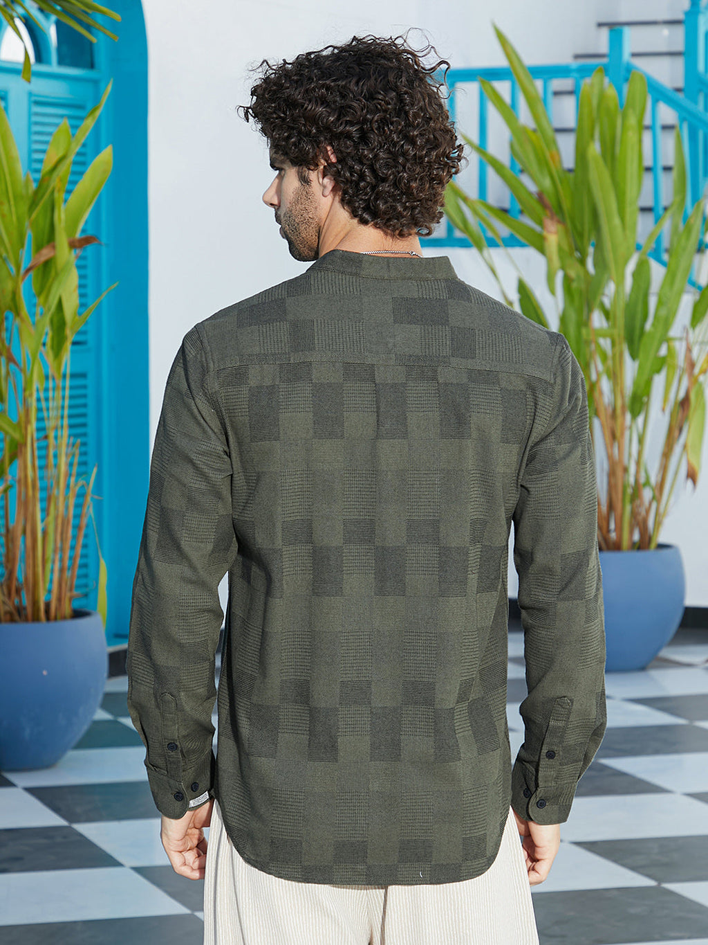 Mandarin Utility Shirt