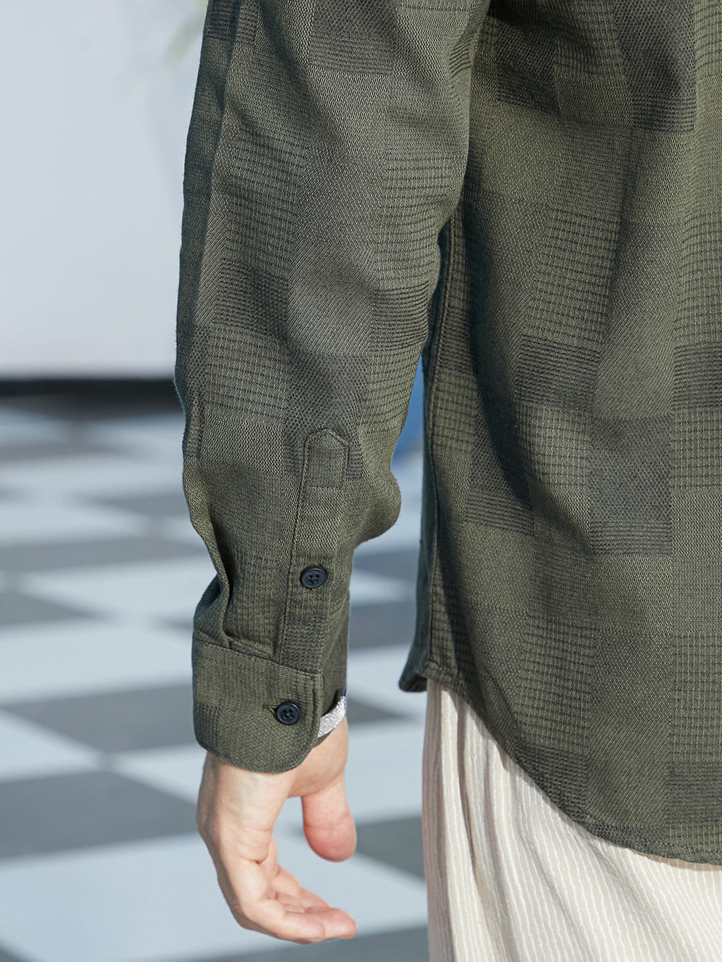 Mandarin Utility Shirt