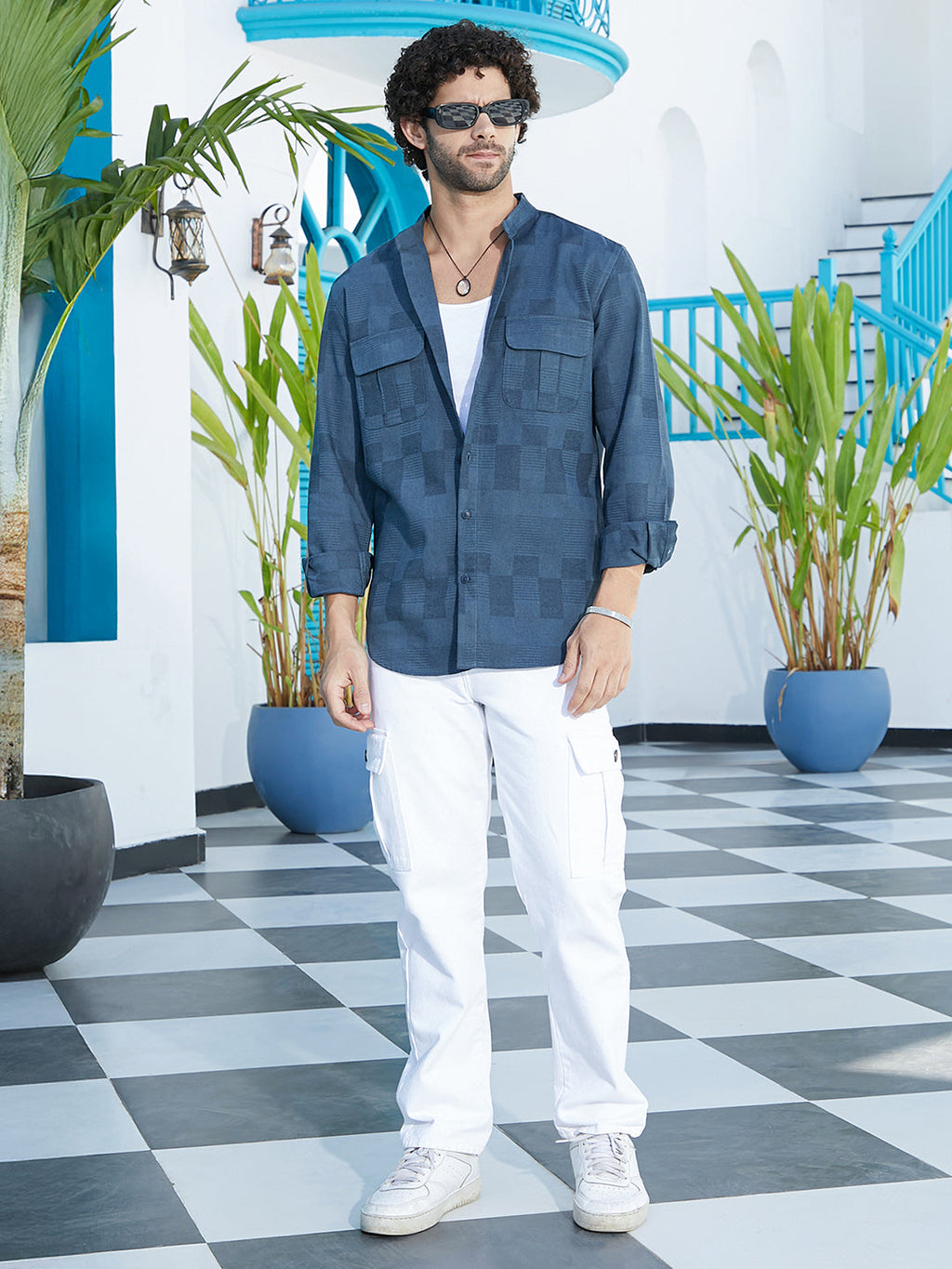 Mandarin Utility Shirt