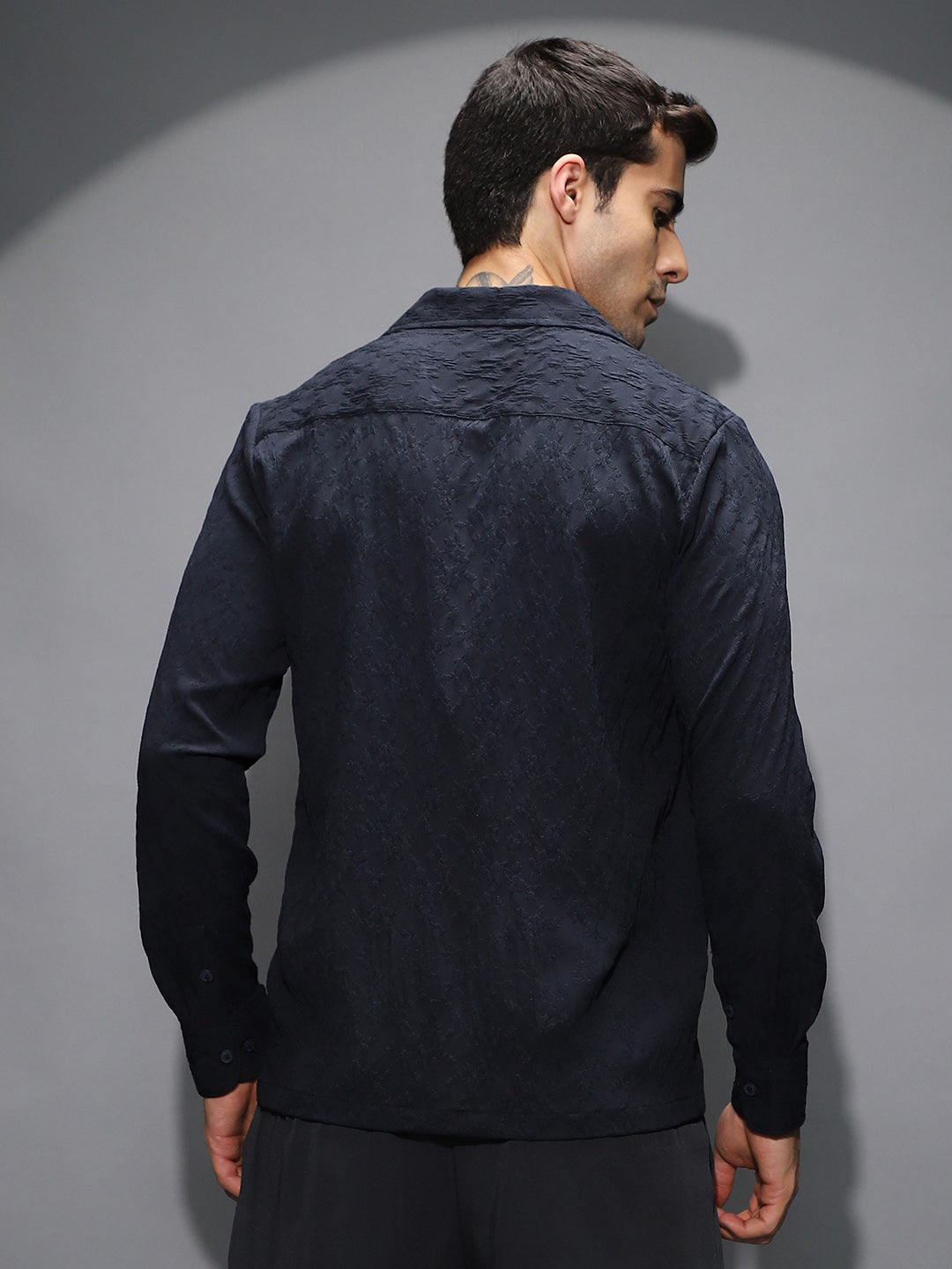 Textured-Cuban Shirt