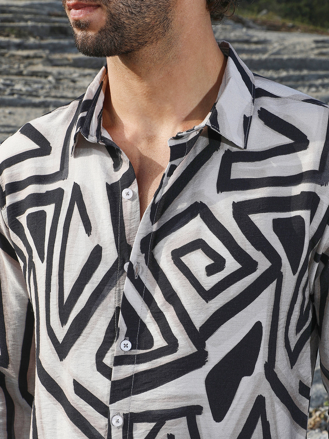 Abstract Breezy Shirt