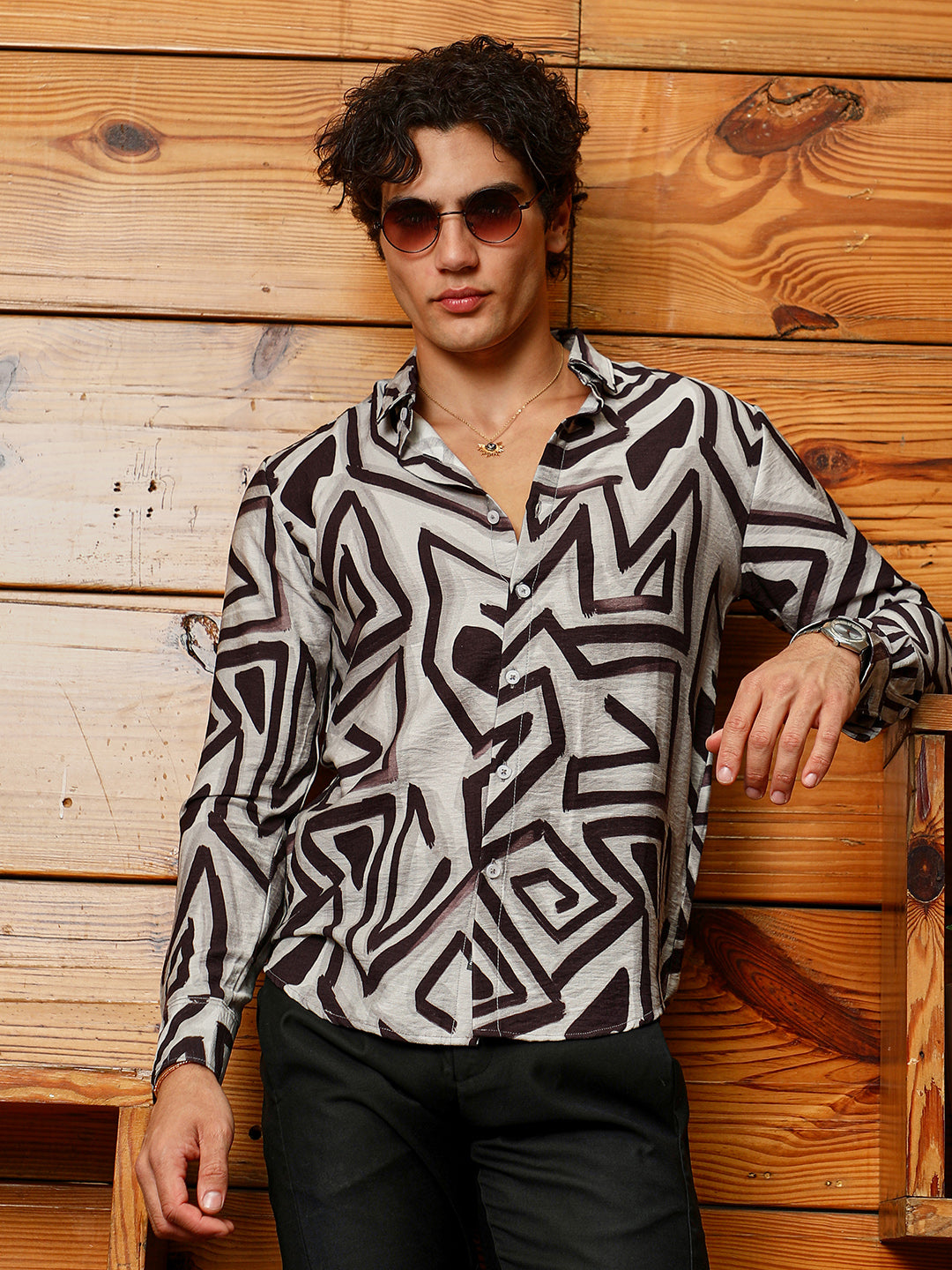 Abstract Breezy Shirt