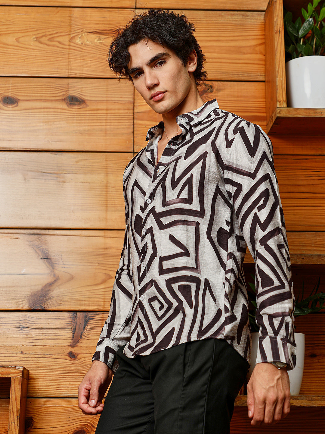 Abstract Breezy Shirt