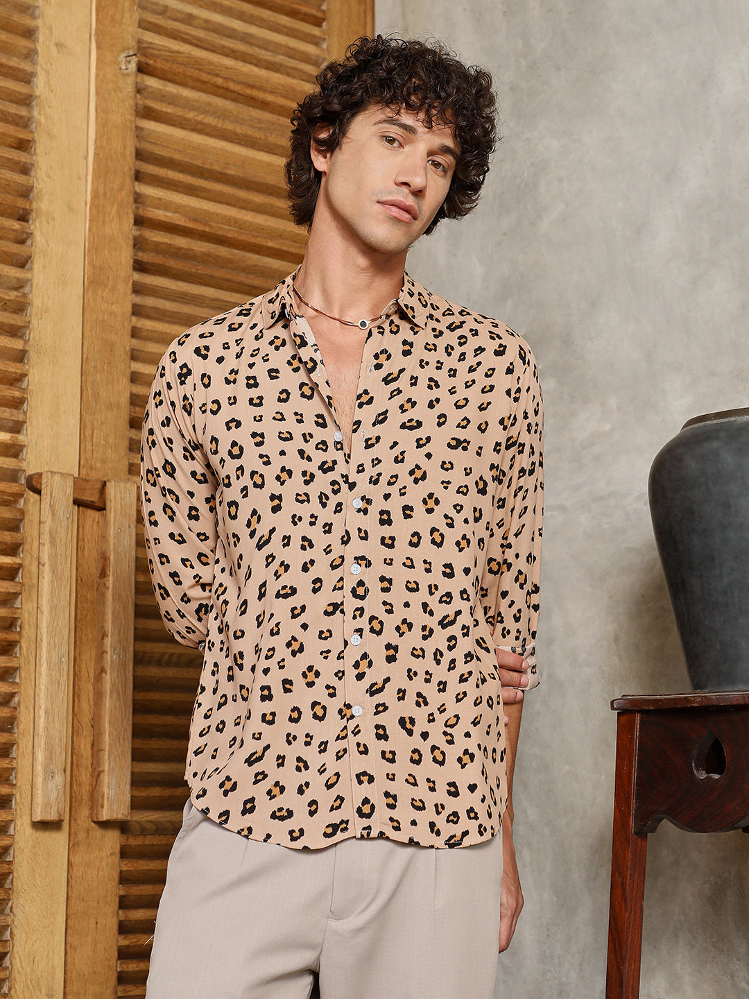 Cheetah Imprint Shirt
