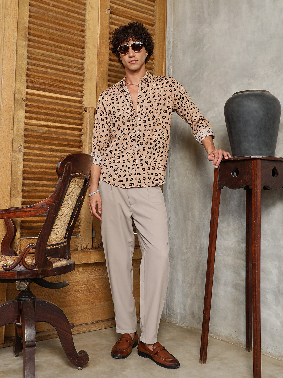 Cheetah Imprint Shirt