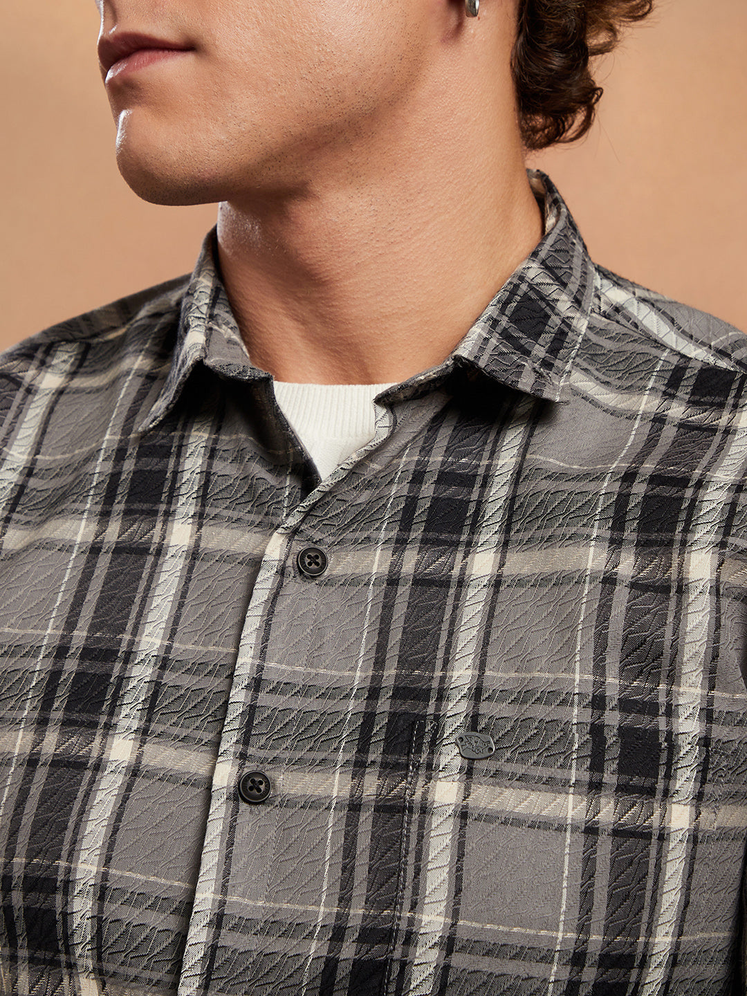 Shadow-Check Regular Shirt