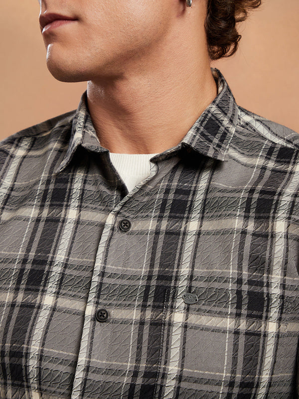 Shadow-Check Regular Shirt