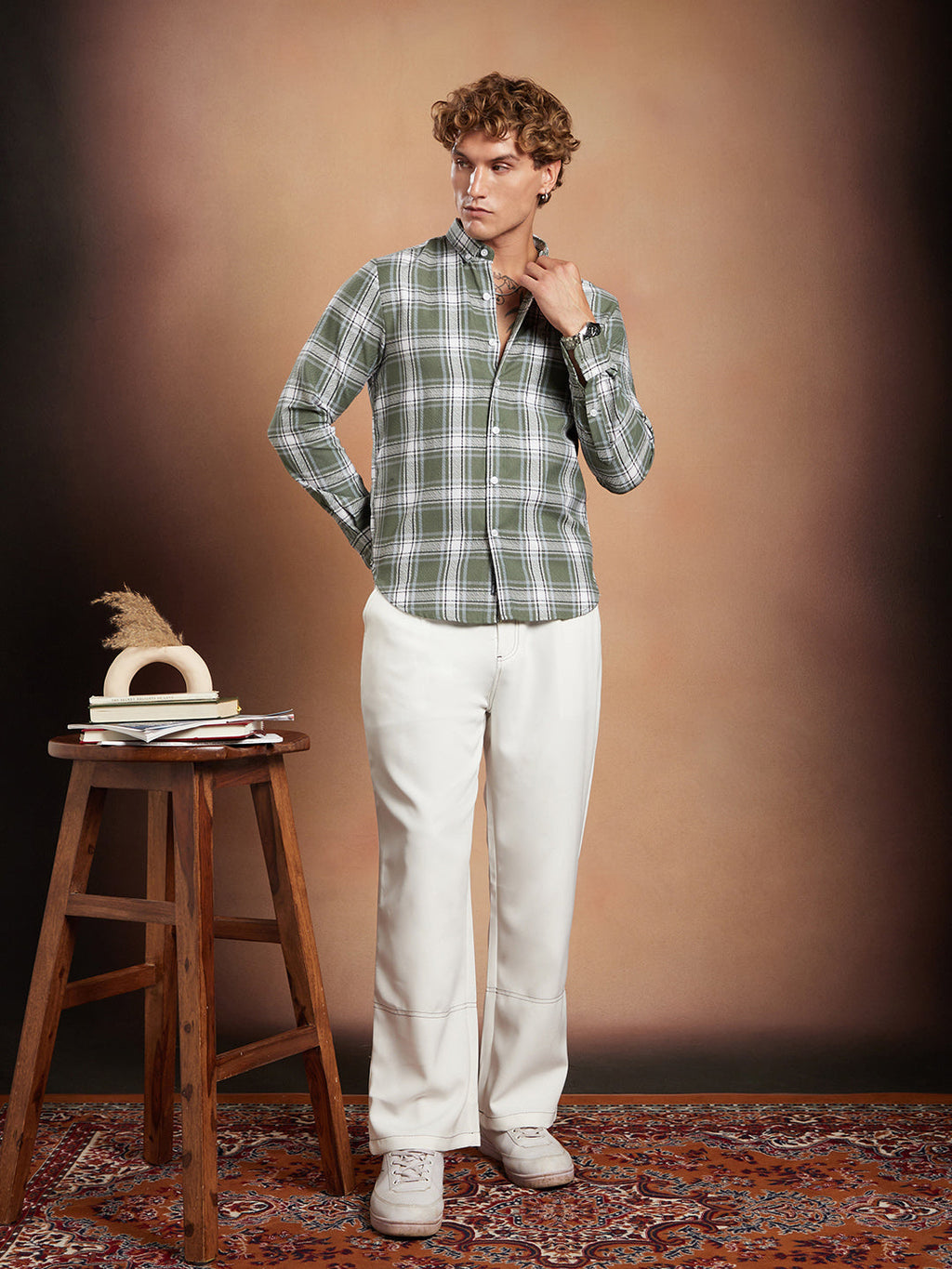 Halo-Check Regular Shirt