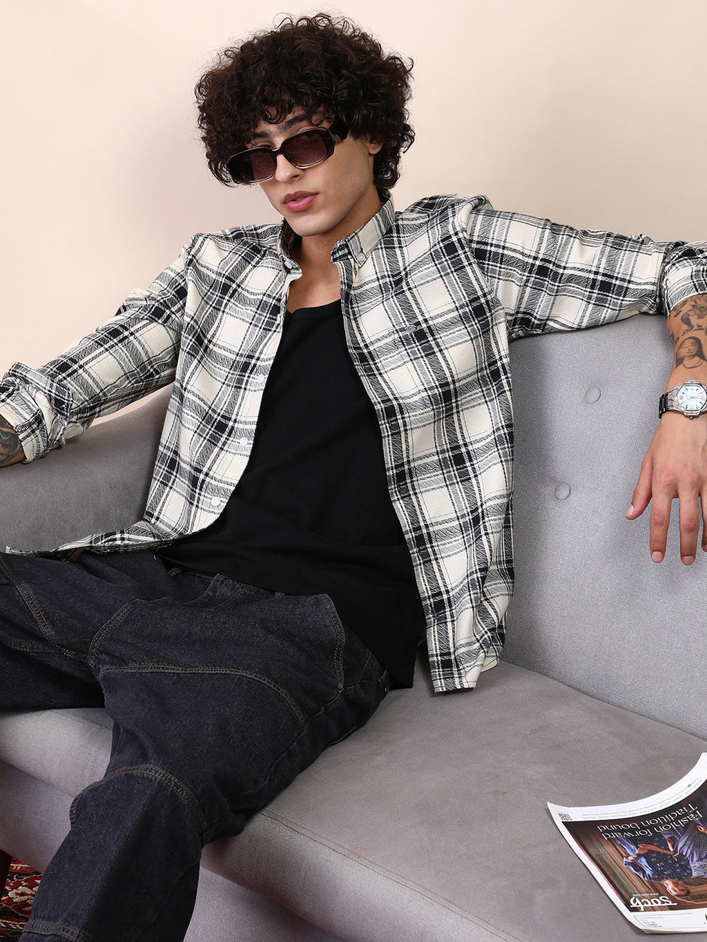 Halo-Graph Regular Shirt