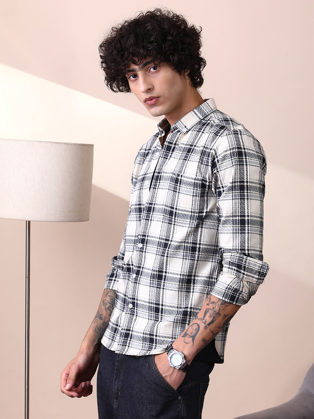 Halo-Graph Regular Shirt