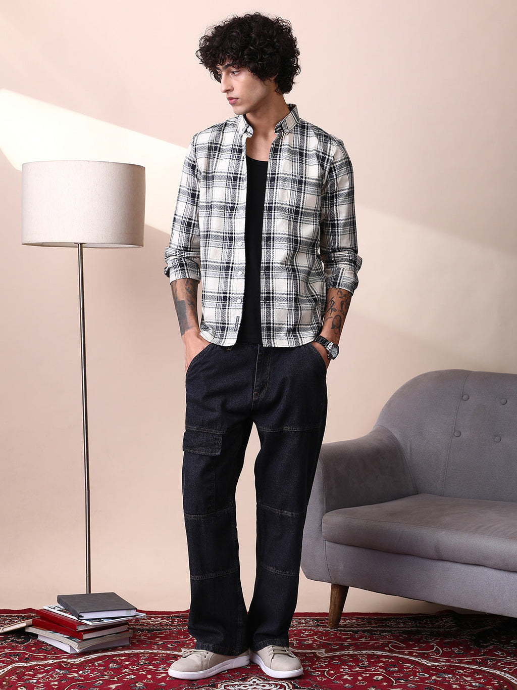 Halo-Graph Regular Shirt