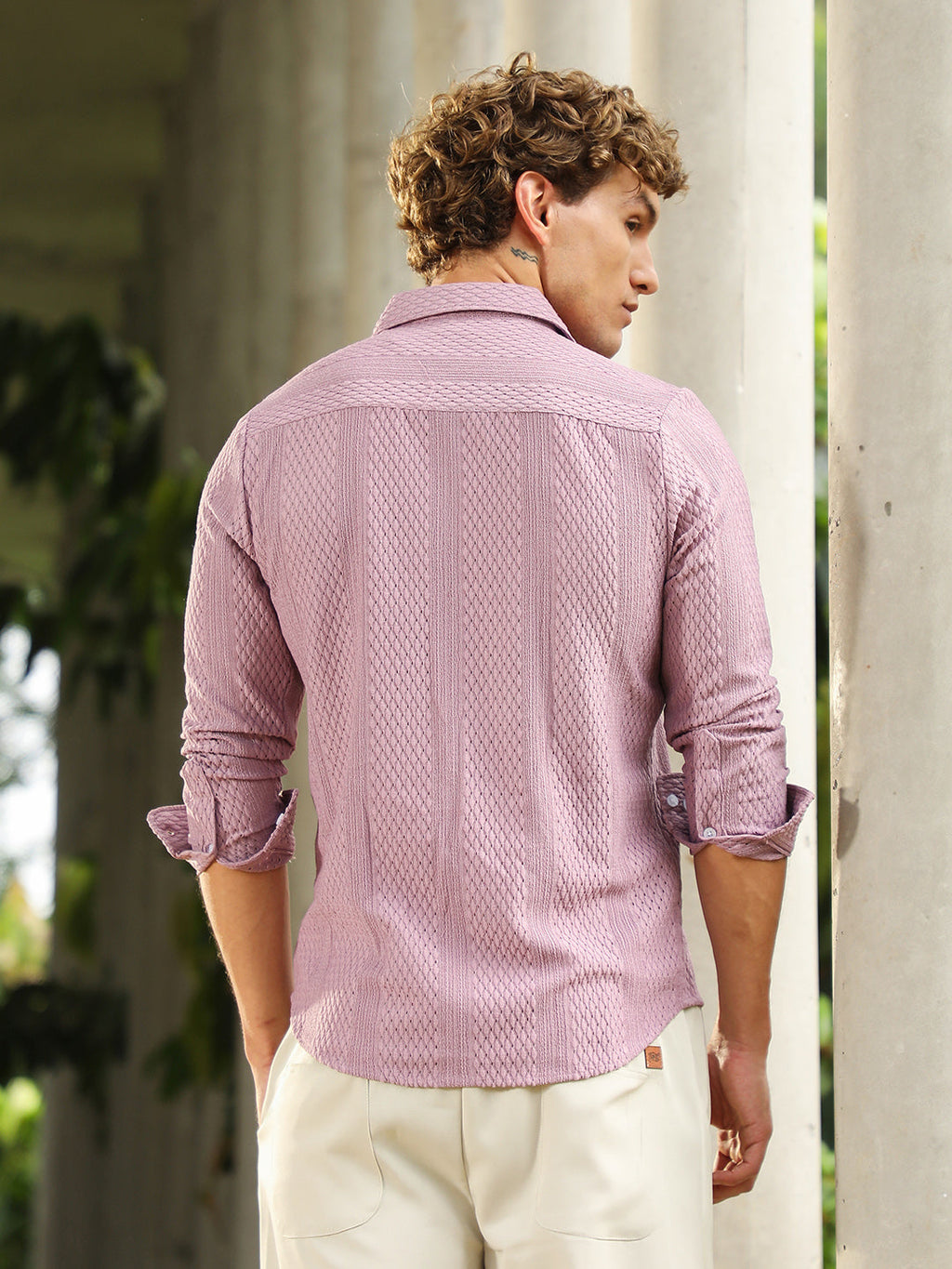 Marquise-Panel Tactile Shirt