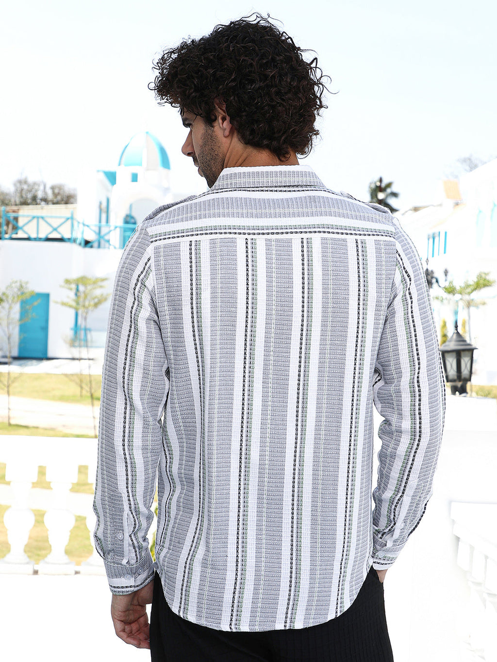 Nomad-Striped Utility Shirt