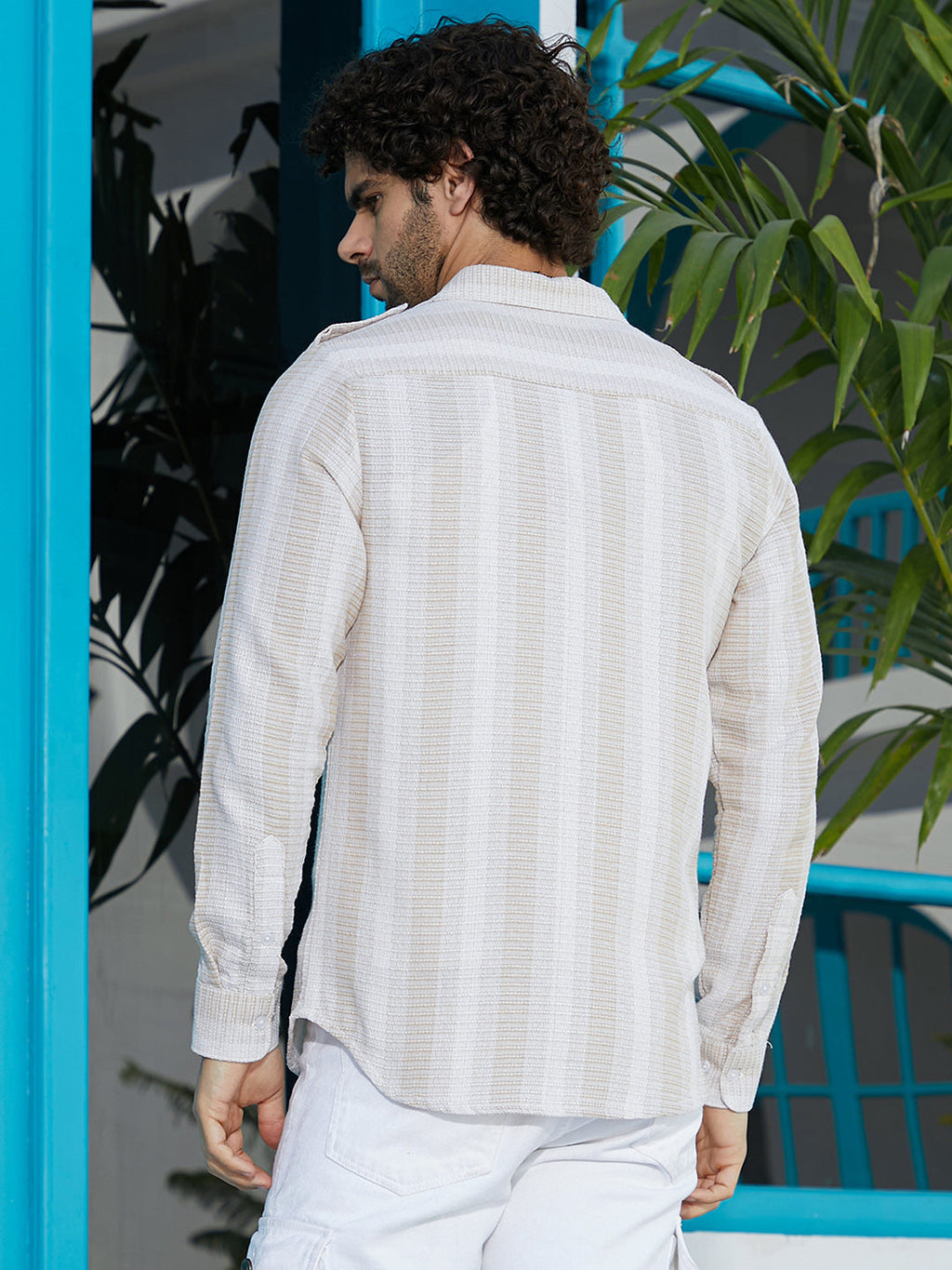 Nomad-Striped Utility Shirt