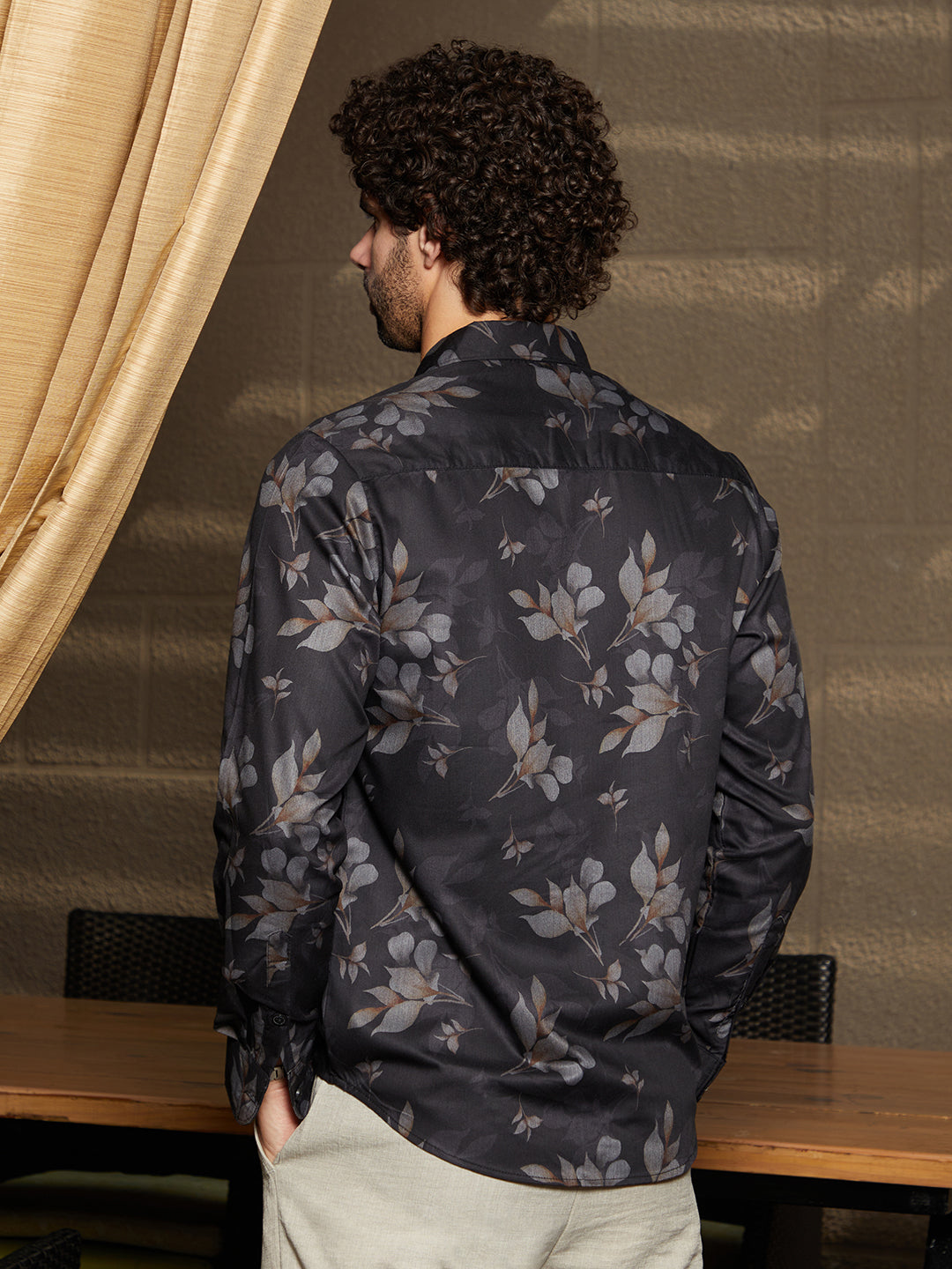 Stamped-Foliage Shirt