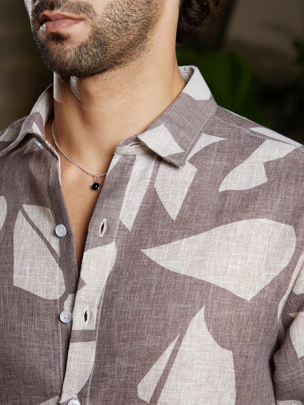 Abstract Heathered Shirt
