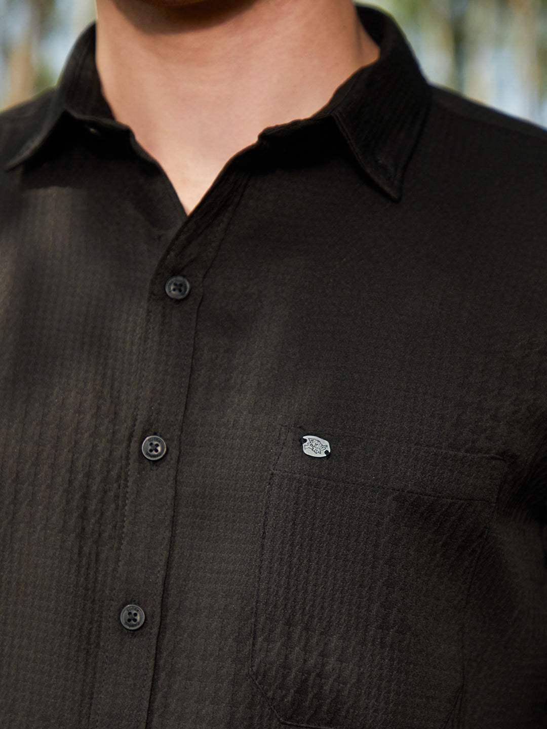 Houndstooth-Tactile Shirt