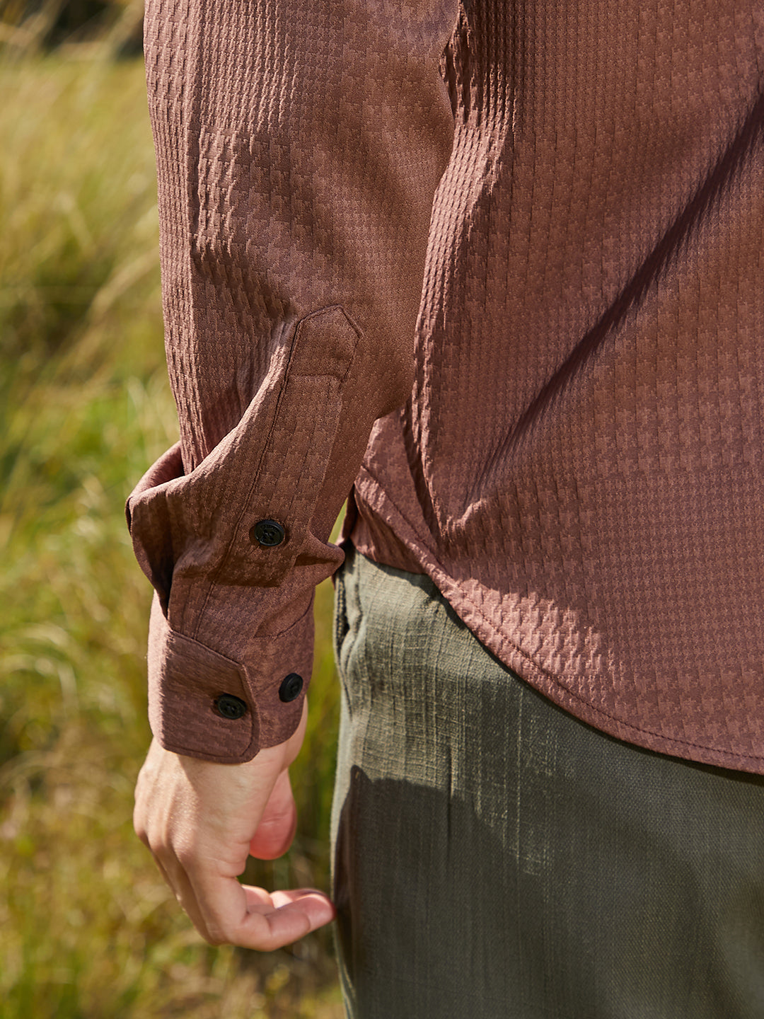 Houndstooth-Tactile Shirt