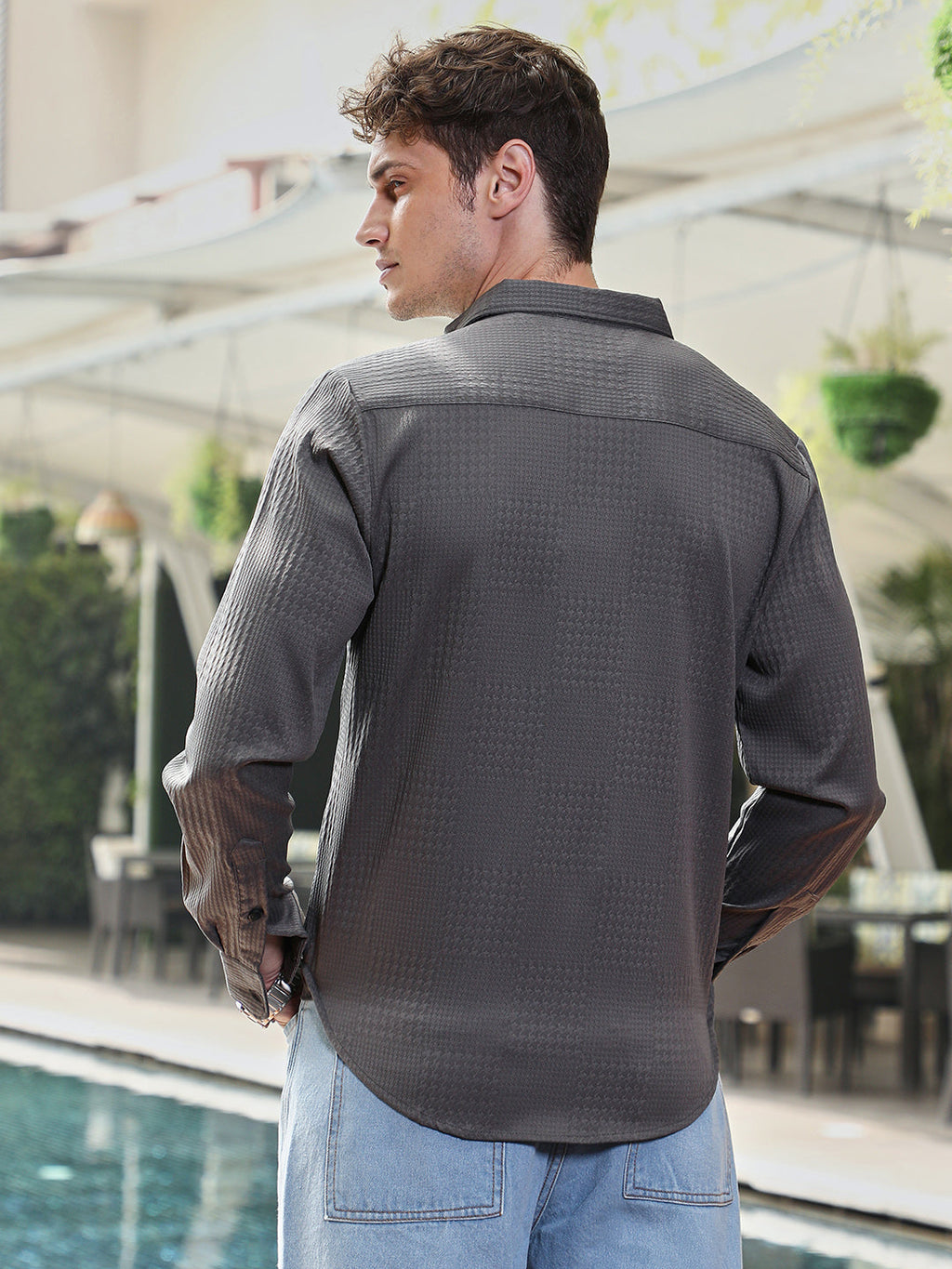 Houndstooth-Tactile Shirt