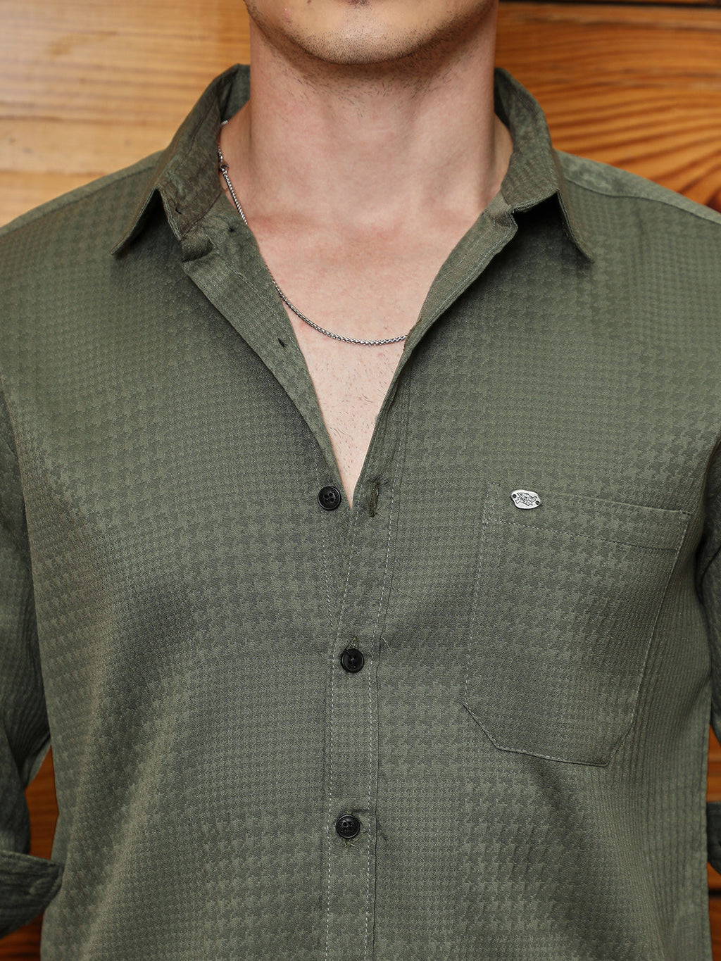 Houndstooth-Tactile Shirt