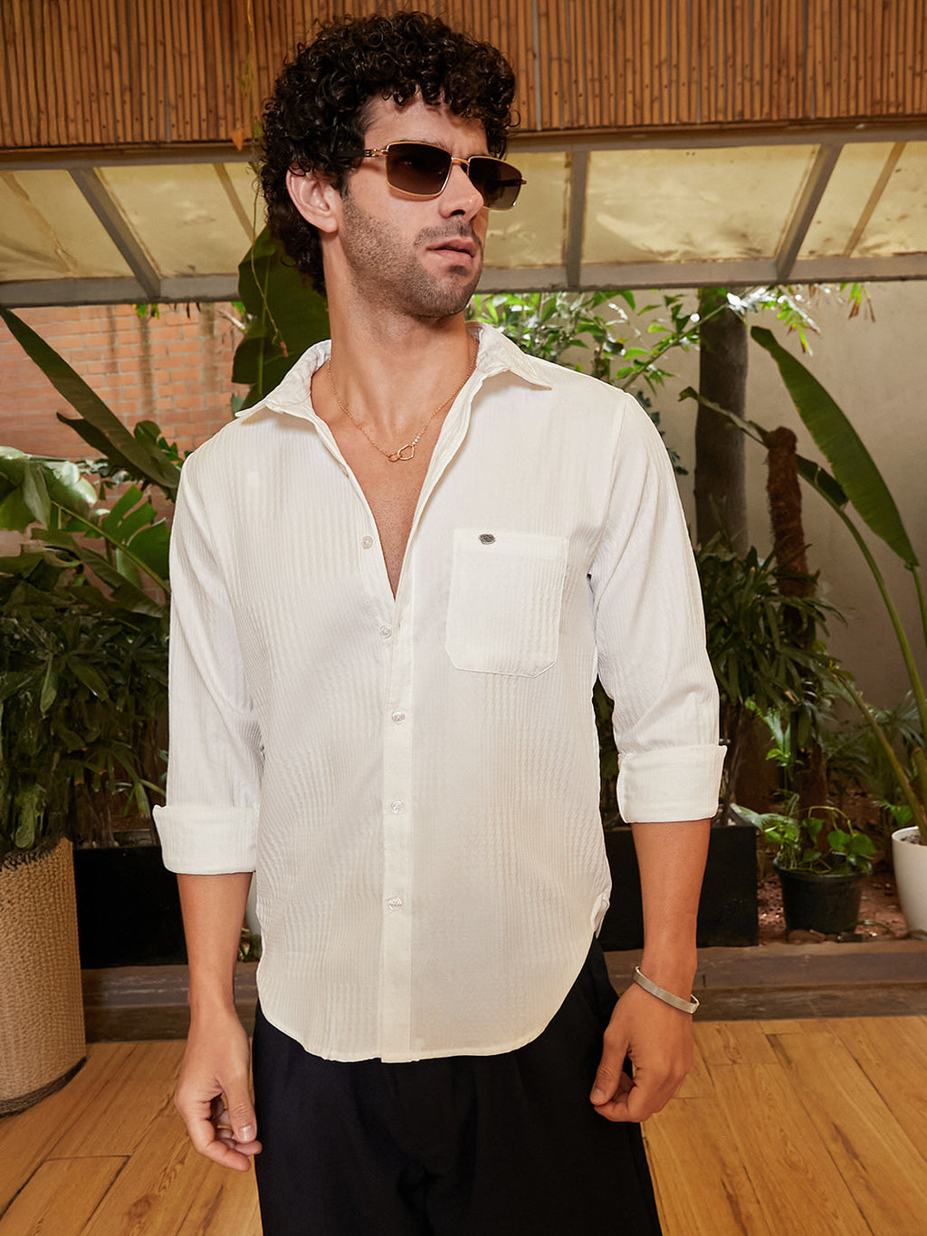 Houndstooth-Tactile Shirt