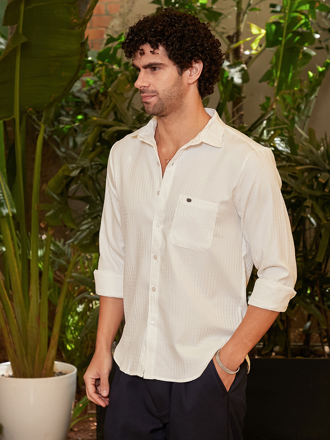 Houndstooth-Tactile Shirt