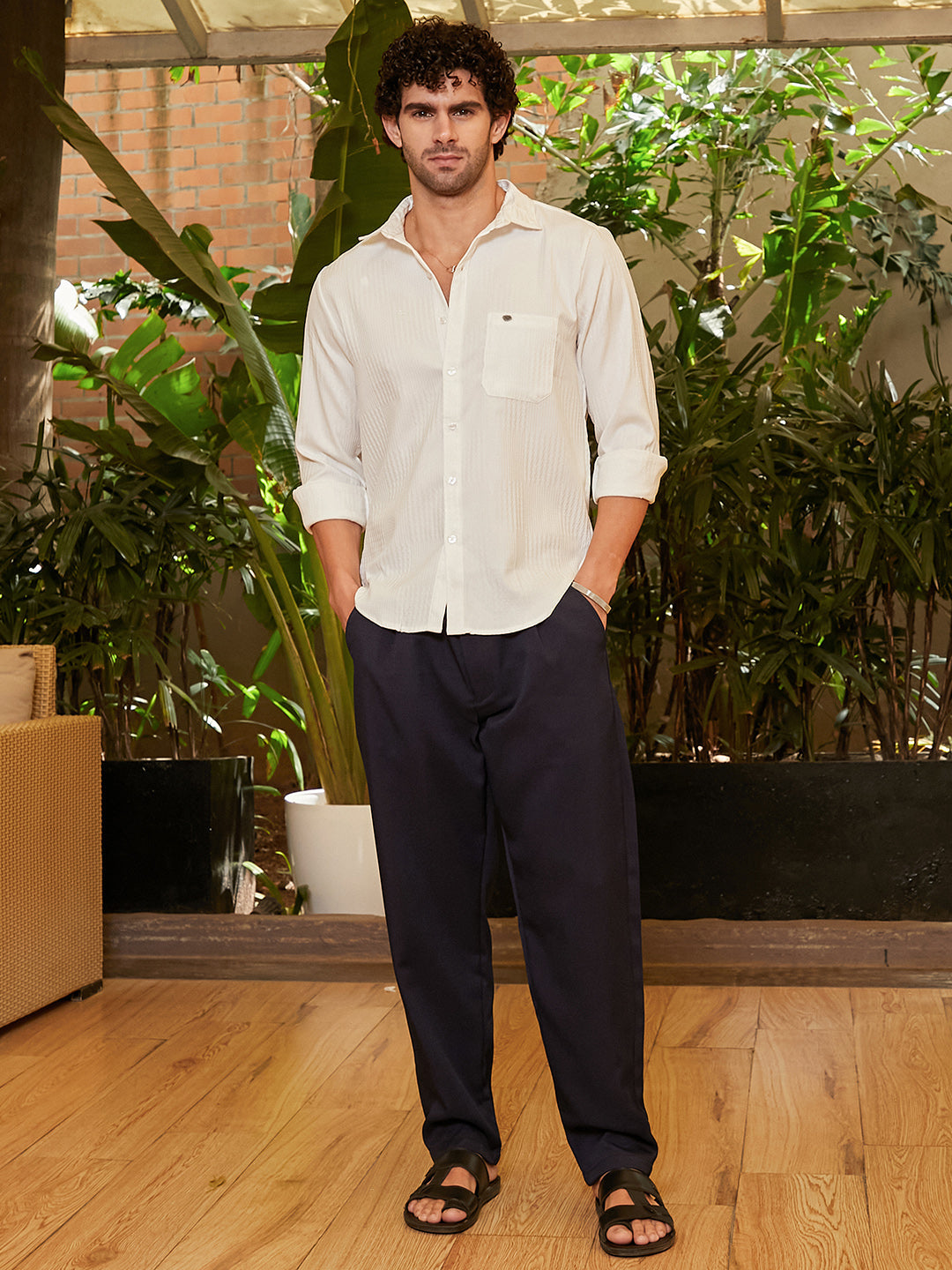 Houndstooth-Tactile Shirt