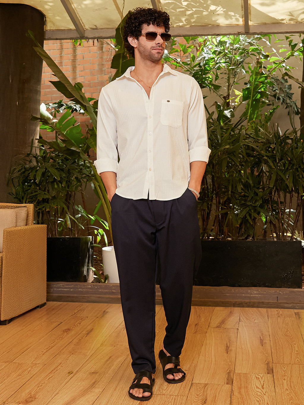 Houndstooth-Tactile Shirt