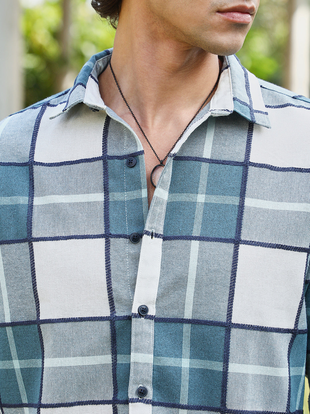 Overlaping Check Shirt