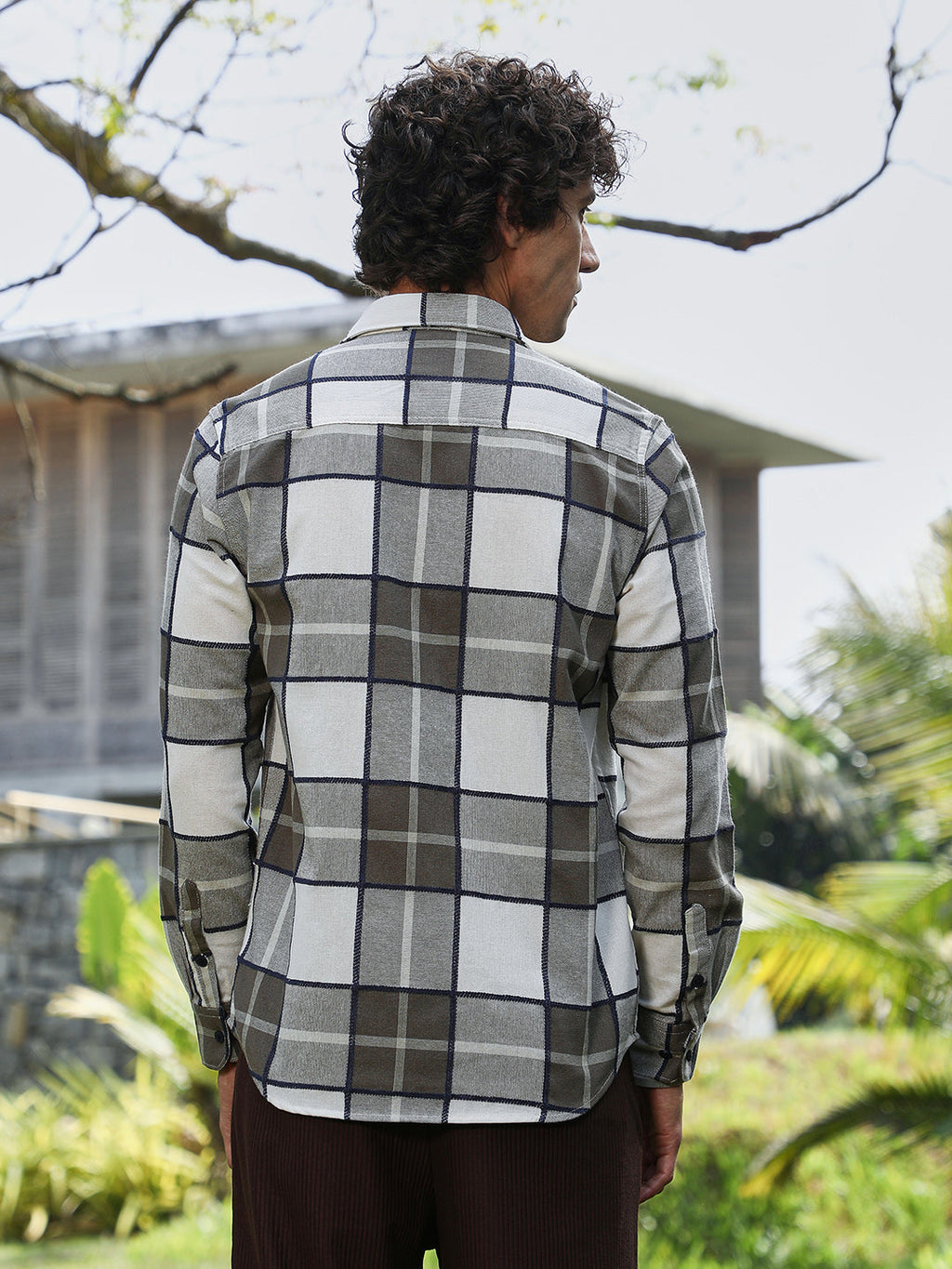 Overlaping Check Shirt