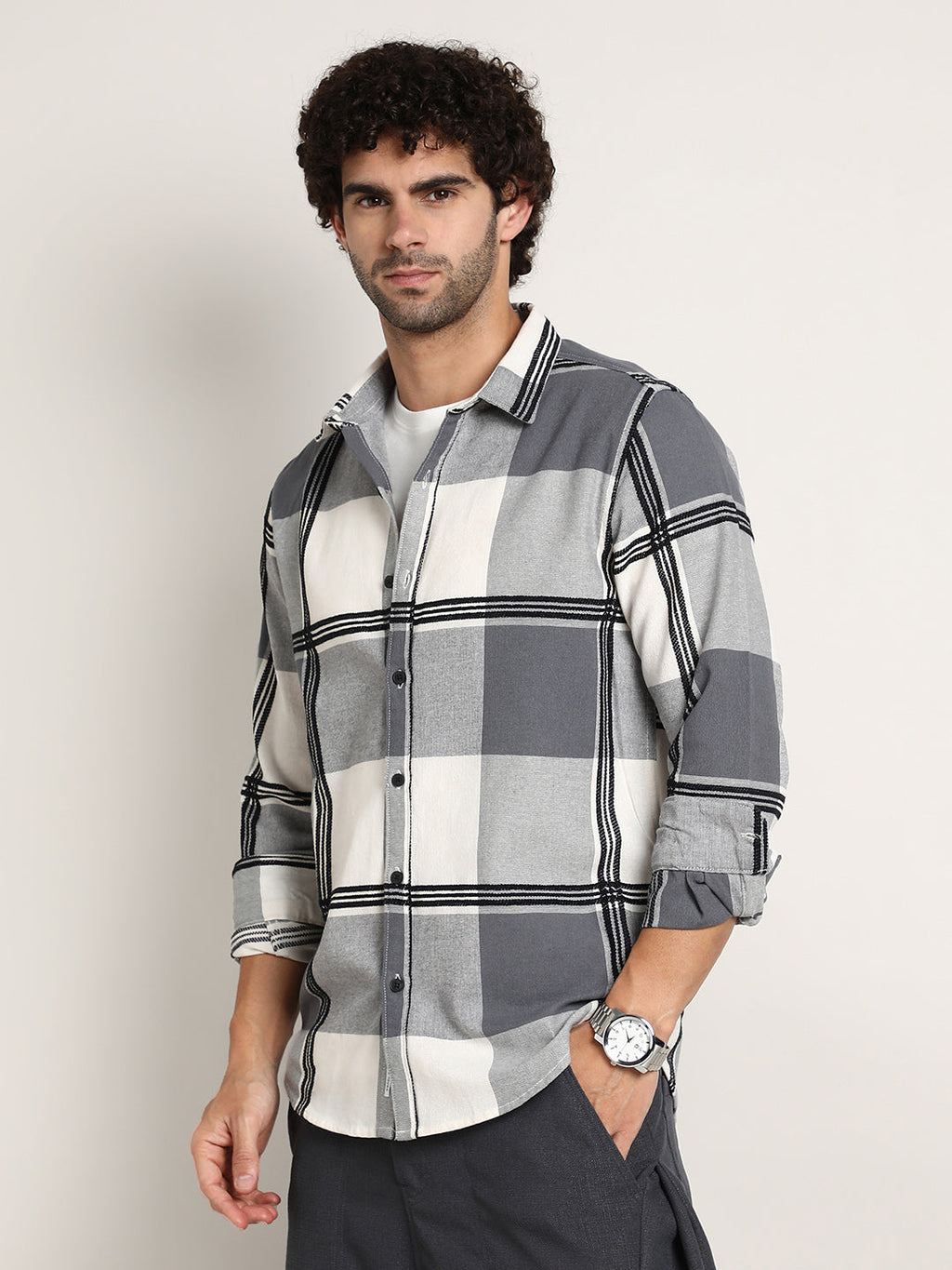 Overlap Buffalo Shirt